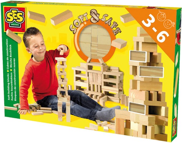 Gioco di costruzioni con cubi in gommapiuma