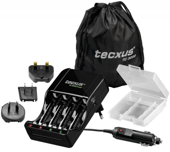 Caricabatterie da viaggio Tecxus TC3000