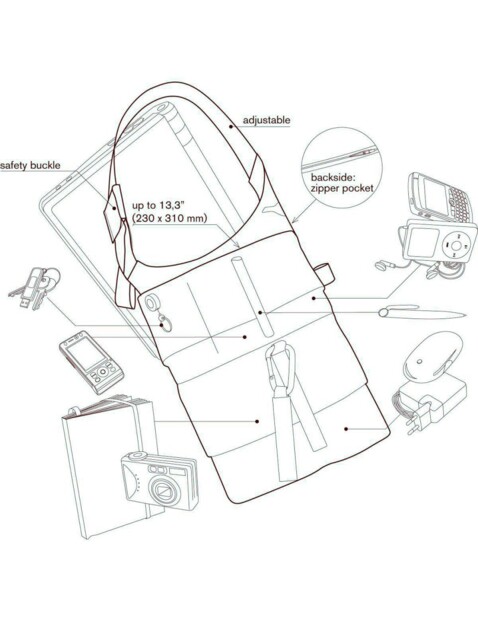 Urban Slotbaron Nero: stile urbano ed essenziale