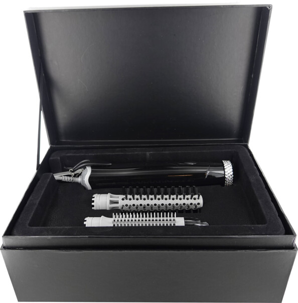 Spazzola ad aria calda Royal Bling Airstyler 1600 W con 2 spazzole rotanti