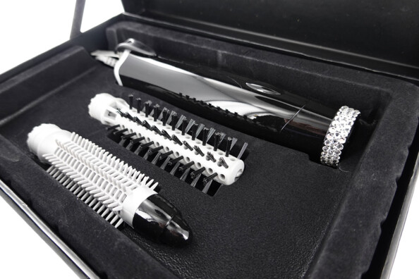 Spazzola ad aria calda Royal Bling Airstyler 1600 W con 2 spazzole rotanti