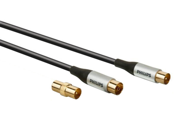 Cavo coassiale maschio/maschio HD 5 m Philips SWV3134S