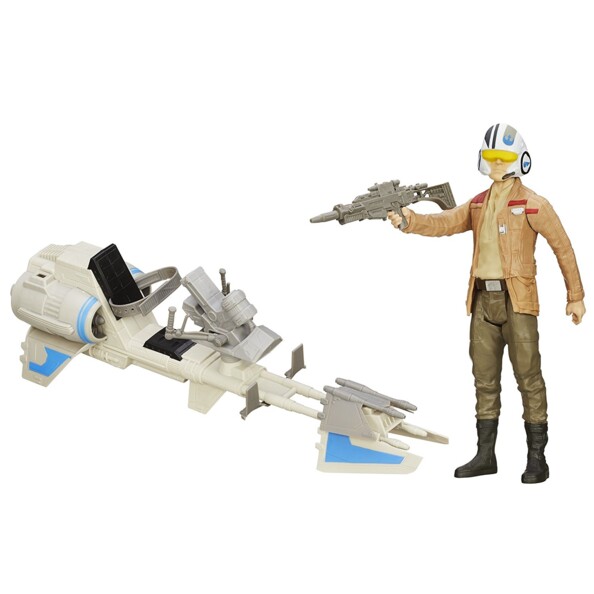 

Figurina 30 cm con veicolo Star Wars – Poe Dameron