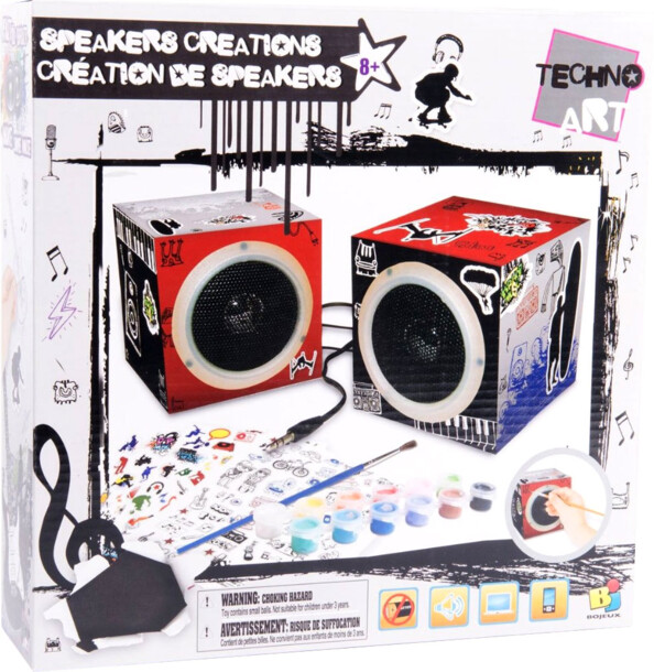 Speaker audio personalizzabili Techno ART – Nero