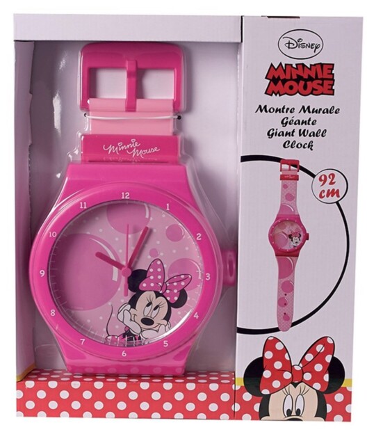 Orologio da parete gigante Minnie Mouse Disney formato orologio