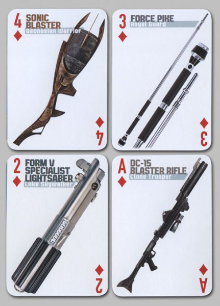 Mazzo di carte da gioco Star Wars: Weapons