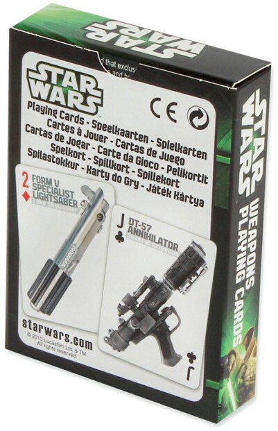 Mazzo di carte da gioco Star Wars: Weapons
