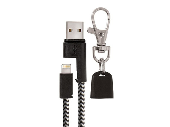 2 in 1, laccetto da collo e cavo USB Lightning