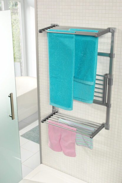Stendibiancheria da doccia da sospendere: soluzione salvaspazio