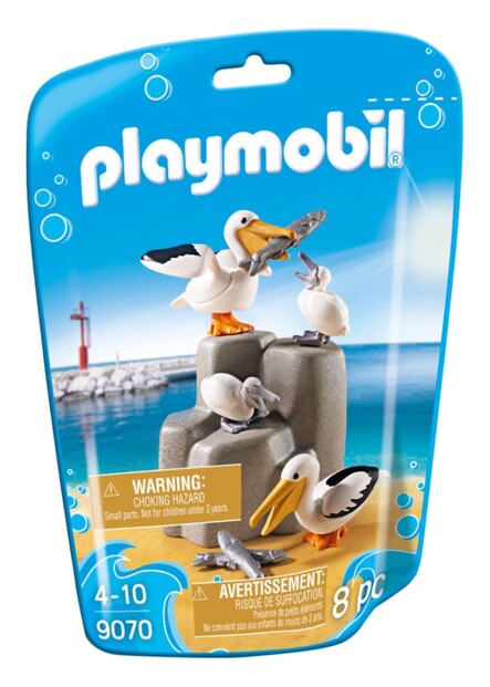 

Coppia di pellicani con 2 cuccioli n°9070