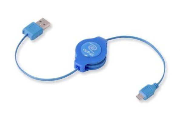 Cavo Micro USB Retrattile 1m Blu: praticità e stile in un solo accessorio