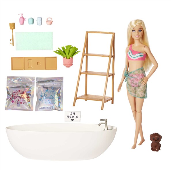 Bambola Barbie Bain Relaxant con Vasca e Accessori