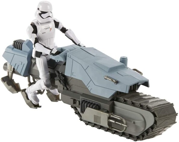 Figurina Stormtrooper con moto spaziale – 14 cm