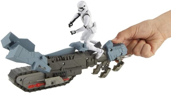 Figurina Stormtrooper con moto spaziale – 14 cm