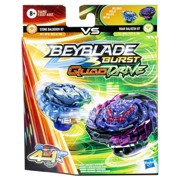 Beyblade Burst QuadDrive RB7 vs SB7 sfida di potenza e strategia