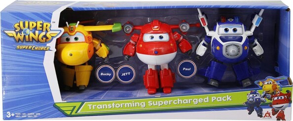 Super Wings Set 3 Personaggi Trasformabili gioco e avventura