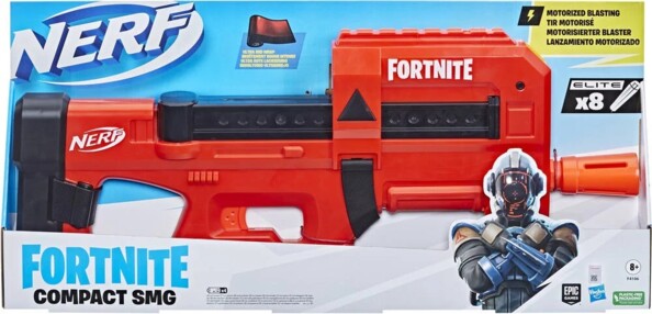 Nerf Fortnite Compact SMG azione rapida e potenza compatta