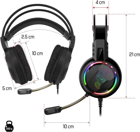 Cuffie gaming Spirit of Gamer PRO-H7 RGB multipiattaforma