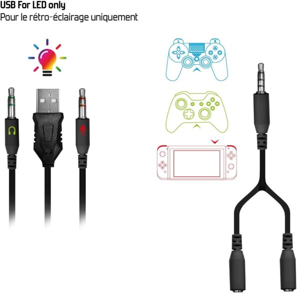 Cuffie gaming Spirit of Gamer PRO-H7 RGB multipiattaforma