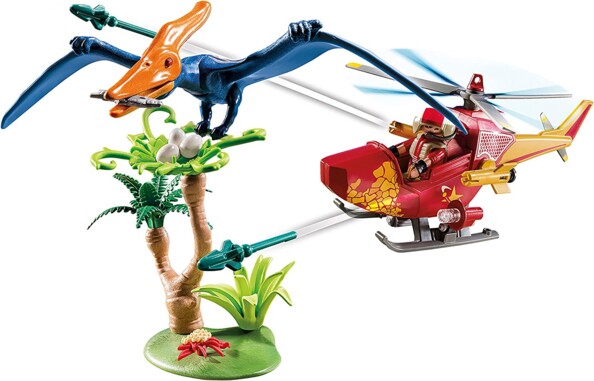 Playmobil 9430 Elicottero con Pteranodonte – avventura preistorica in volo