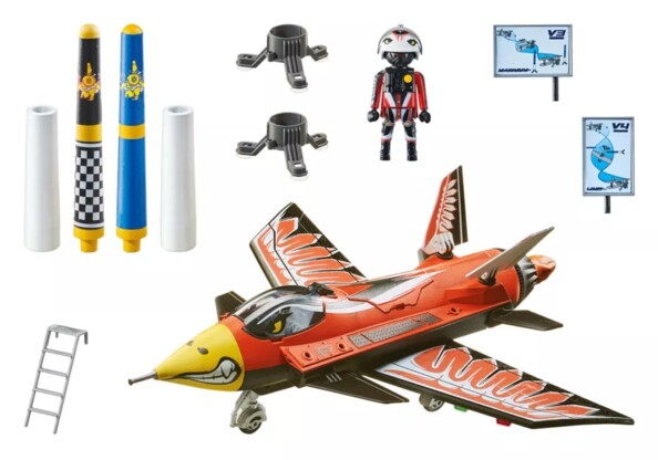 Playmobil Air Stuntshow Jet Aquila 70832 acrobazie spettacolari nel cielo