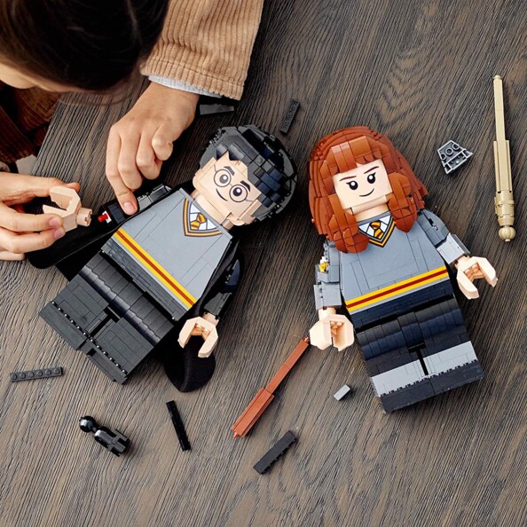 LEGO Harry Potter & Hermione : figure da costruire da 26 cm