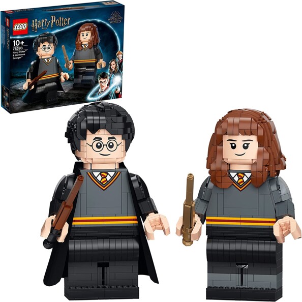 LEGO Harry Potter & Hermione : figure da costruire da 26 cm