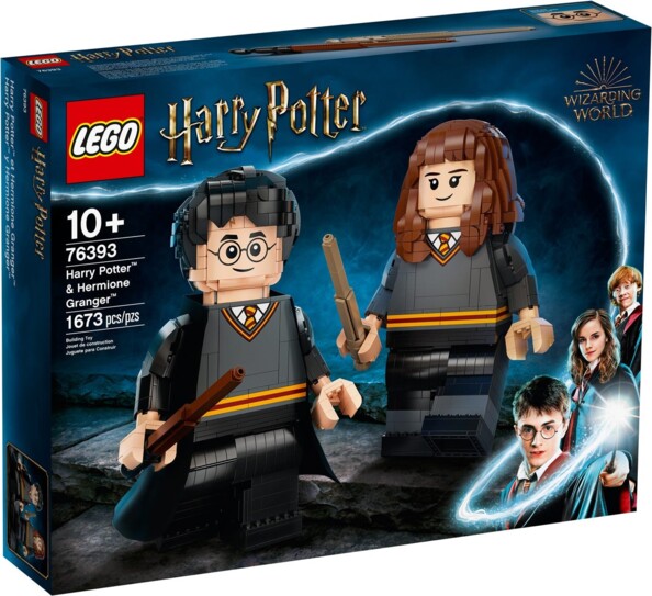 LEGO Harry Potter & Hermione : figure da costruire da 26 cm