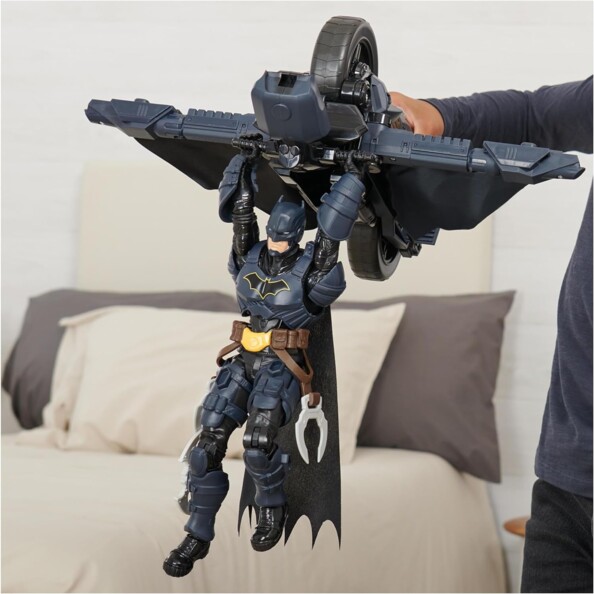 Batman Batcycle 2 in 1 potenza, azione e trasformazione