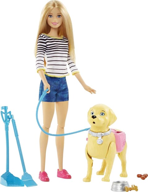 Barbie Passeggiata con il Cane – un’amicizia tenera e divertente
