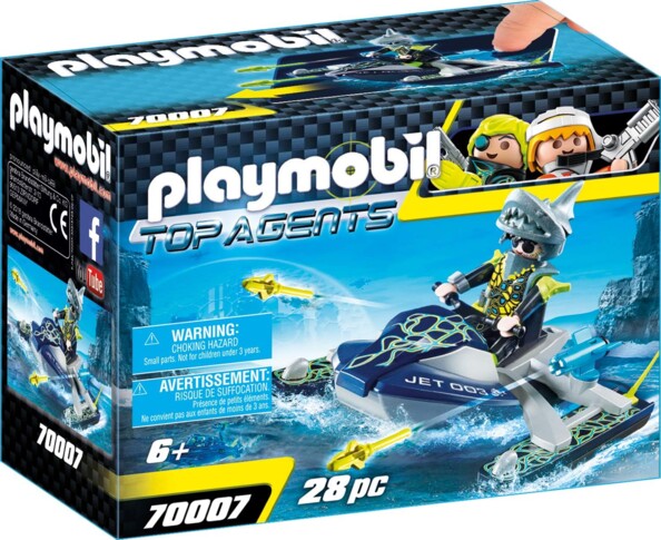 Playmobil Shark Team  missioni subacquee con lo scooter marino
