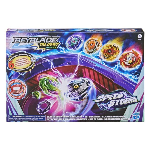 Beyblade Speedstorm – Set da Combattimento con Arena e Lanciatori