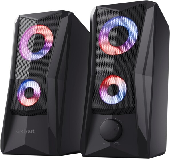 Casse PC Javv RGB 12 W con illuminazione LED
