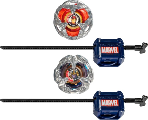 Beyblade Iron Man vs Thanos: la sfida definitiva