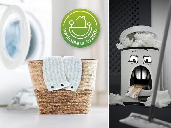 Set Leifheit secchio e mocio con strizzatore: pulizia facile