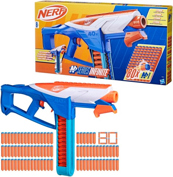 Blaster Nerf N Series Infinite Hasbro con 80 dardi N1