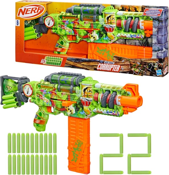 Nerf Zombie Corruptor  potenza e precisione contro l’apocalisse zombie