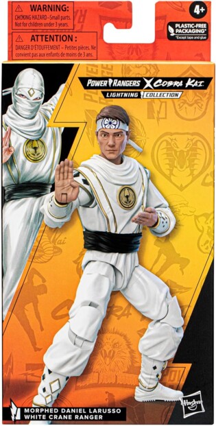 Power Rangers x Cobra Kai – Morphed Daniel LaRusso White Crane Ranger