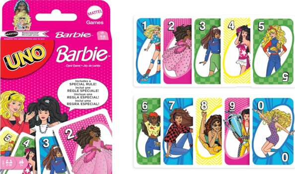 Gioco di Carte UNO Barbie Mattel
