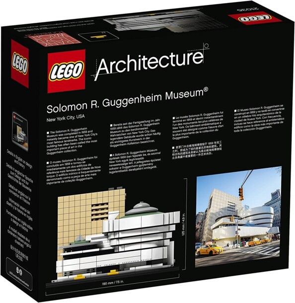 LEGO Architecture 21004 Solomon R. Guggenheim Museum – icona in mattoncini
