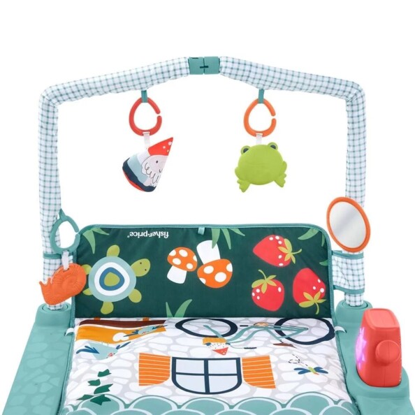 Fisher-Price Il Mio Tappeto Capanna 3 in 1 gioco, comfort e scoperta