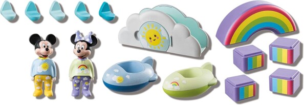 Playmobil 1.2.3 Casa delle Nuvole di Topolino e Minnie