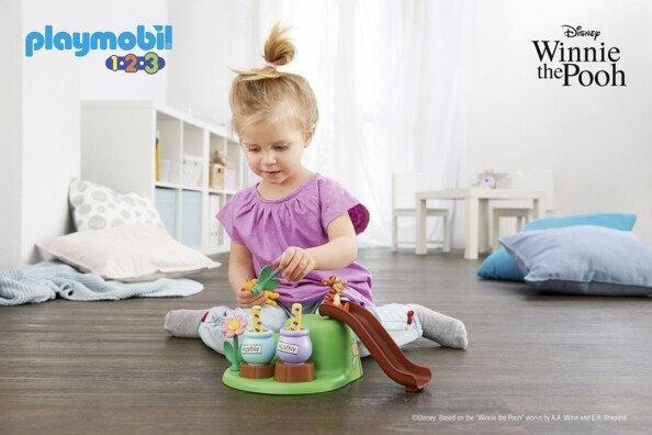 Playmobil 1.2.3 Winnie the Pooh e Tigro – Giardino delle Api