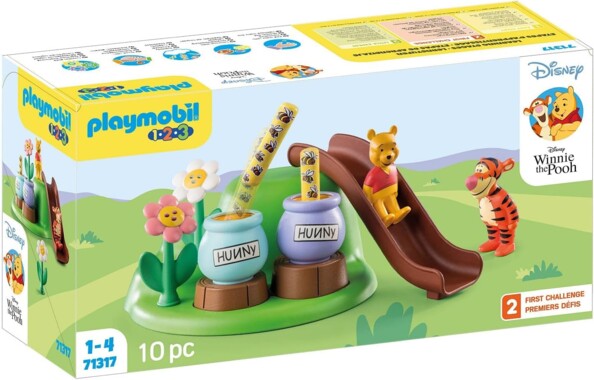 Playmobil 1.2.3 Winnie the Pooh e Tigro – Giardino delle Api