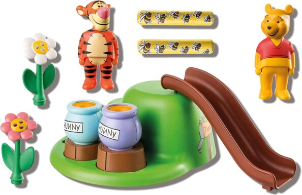 Playmobil 1.2.3 Winnie the Pooh e Tigro – Giardino delle Api