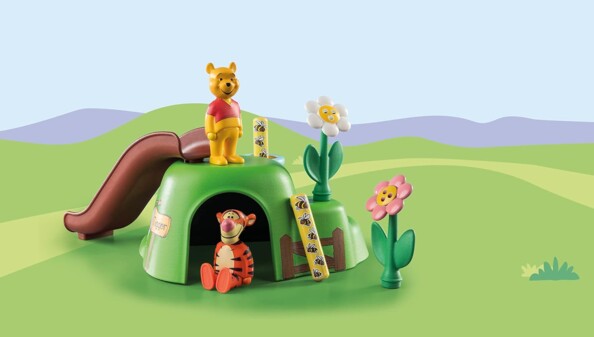 Playmobil 1.2.3 Winnie the Pooh e Tigro – Giardino delle Api