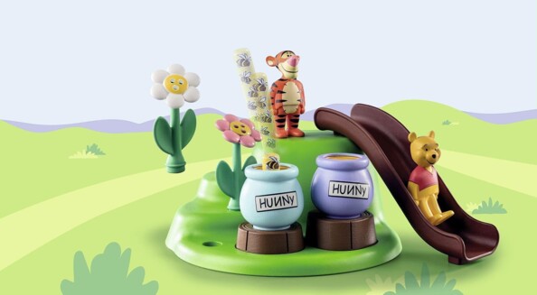 Playmobil 1.2.3 Winnie the Pooh e Tigro – Giardino delle Api