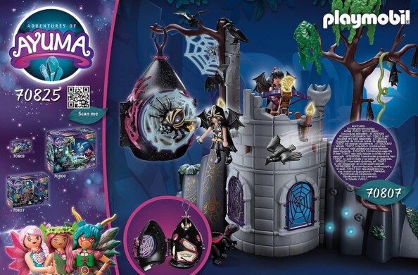 Playmobil 70825 Maisonnette des Bat Fairies : casa incantata Ayuma