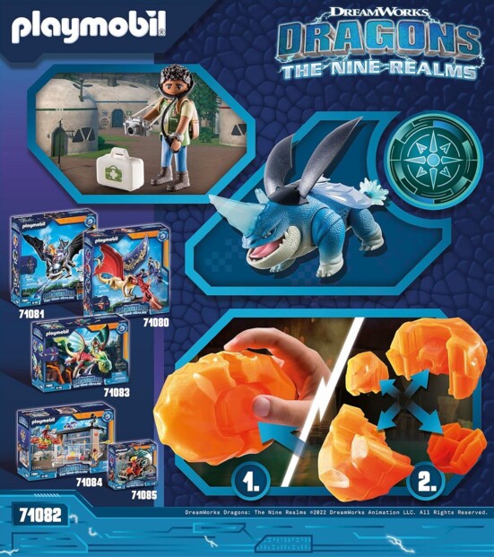 Playmobil Dragons – Plowhorn & D’Angelo