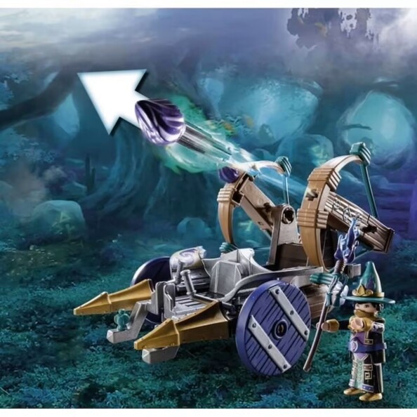 Veicolo Catapulta magia in movimento